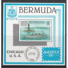 Bermudas - Hojas Yvert 6 ** Mnh Barcos
