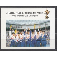 Malaysia - Hojas Yvert 6 ** Mnh  Deportes