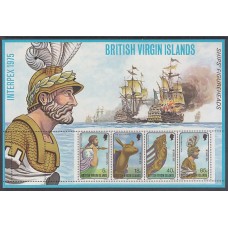 Virgenes - Hojas Yvert 6 ** Mnh Proas de barcos