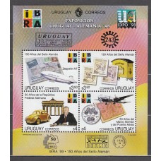 Uruguay - Hojas Yvert 72 ** Mnh Exposición Filatelica