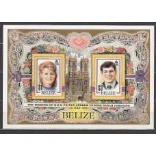 Belize - Hojas Yvert 73 ** Mnh Boda real