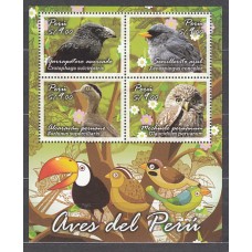 Peru - Hojas Yvert 75 ** Mnh Fauna. Aves