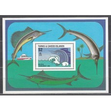 Turk y Caicos - Hojas Yvert 75 ** Mnh  Pesca deportiva