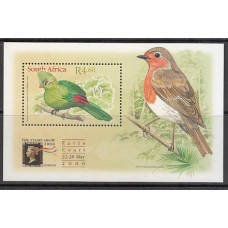 Africa del Sur Yvert Hojas 77 ** Mnh  Fauna aves