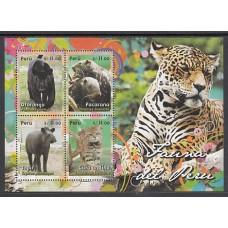 Peru - Hojas Yvert 77 ** Mnh Fauna