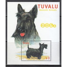 Tuvalu - Hojas Yvert 78A ** Mnh Fauna. Perros