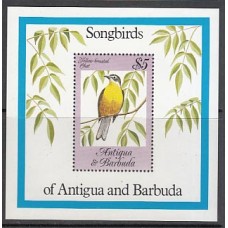 Antigua Hojas Yvert 81 ** Mnh Fauna aves