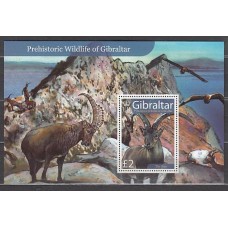 Gibraltar - Hojas Yvert 81 ** Mnh Fauna prehistórica