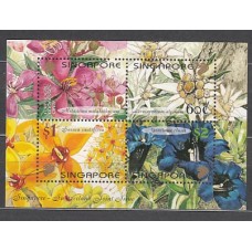 Singapur - Hojas Yvert 81 ** Mnh  Flores