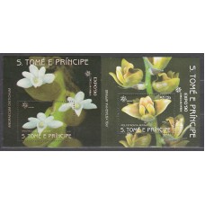 Santo Tomas y Principe - Hojas Yvert 84/5 ** Mnh  Flores