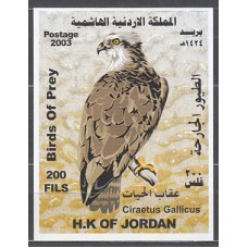Jordania - Hojas Yvert 84 ** Mnh  Fauna aves
