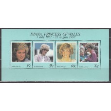 Bahamas - Hojas Yvert 86 ** Mnh Diana de Gales