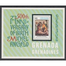 Grenada-Grenadines - Hojas Yvert 8 ** Mnh Pintura Miguel Angel