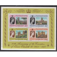 San Vicente - Hojas Yvert 8 ** Mnh Catedrales