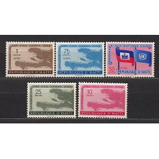 Haiti - Correo 1958 Yvert 400/1+A.143/5 ** Mnh