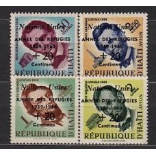 Haiti - Correo  1959 Yvert 419+A.170/2 ** Mnh Abraham Lincoln