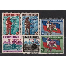 Haiti - Correo 1959 Yvert 423/5+A.176/8 ** Mnh Deportes