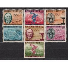 Haiti - Correo 1960 Yvert 447/50+A.203/5 * Mh Olimpiadas de Roma