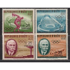 Haiti - Correo 1960 Yvert 451/2+A.206/7 ** Mnh Olimpiadas de Roma