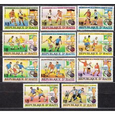 Haiti - Correo 1980 Yvert 780/2+A.602/9 ** Mnh Deportes fútbol