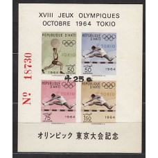 Haiti - Hojas Yvert 23 ** Mnh Olimpiadas de Tokio