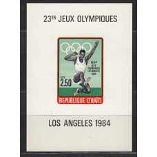 Haiti - Hojas Yvert 43 sin dentar ** Mnh Olimpiadas de los Angeles