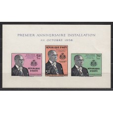 Haiti - Hojas Yvert 9a ** Mnh Francois Duvalier