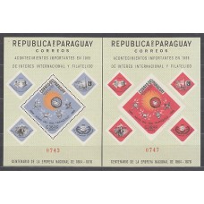 Paraguay - Hojas nº Lollini 669B/C ** Mnh  Astro