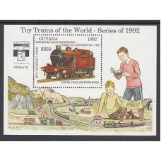 Guayana Britanica - Hojas Michel 216 ** Mnh Trenes