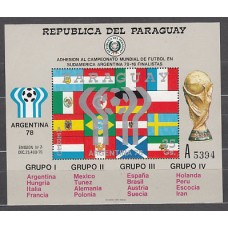 Paraguay - Hojas nº Michel 320 ** Mnh Deportes. Fútbol