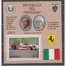 Paraguay - Hojas nº Michel 322 ** Mnh Deportes
