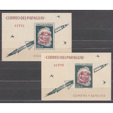 Paraguay - Hojas nº Michel 36/7 ** Mnh Astro