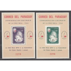 Paraguay - Hojas nº Michel 52/3 ** Mnh Astro