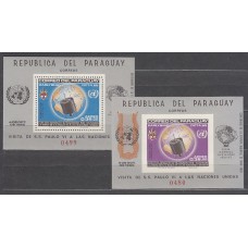 Paraguay - Hojas nº Michel 93/4 ** Mnh Astro