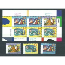 Holanda - Correo 1996 Yvert 1535/7+H.48 ** Mnh