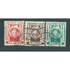 Holanda - Correo 1924 Yvert 159/61 usado