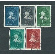 Holanda - Correo 1937 Yvert 299/303 usado Pinturas