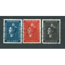 Holanda - Correo 1938 Yvert 309/11 usado