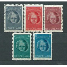 Holanda - Correo 1945 Yvert 434/8 o