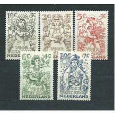 Holanda - Correo 1949 Yvert 530/4 ** Mnh