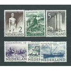 Holanda - Correo 1950 Yvert 535/40 * Mh