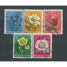 Holanda - Correo 1952 Yvert 569/73 usado Flores