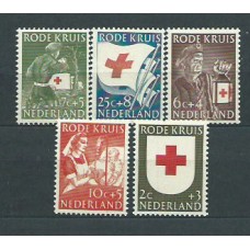 Holanda - Correo 1953 Yvert 595/9 * Mh Cruz Roja