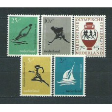 Holanda - Correo 1956 Yvert 654/8 * Mh Juegos Olimpicos de Melbourne