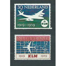 Holanda - Correo 1959 Yvert 710/1 ** Mnh Avión