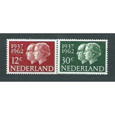 Holanda - Correo 1962 Yvert 745/6 ** Mnh