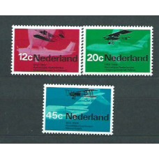 Holanda - Correo 1968 Yvert 874/6 ** Mnh Avión