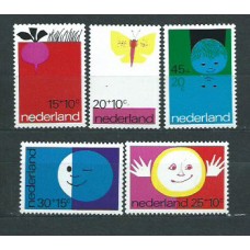 Holanda - Correo 1971 Yvert 938/42 ** Mnh