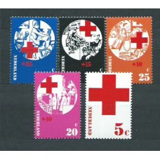 Holanda - Correo 1972 Yvert 966/70 ** Mnh Cruz Roja