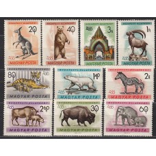 Hungria - Correo 1961 Yvert 1413/22 ** Mnh Fauna